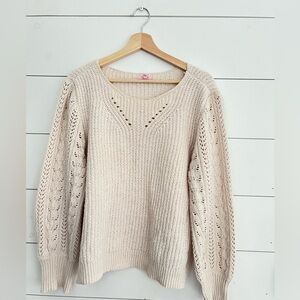 Soft cozy cream sweater!